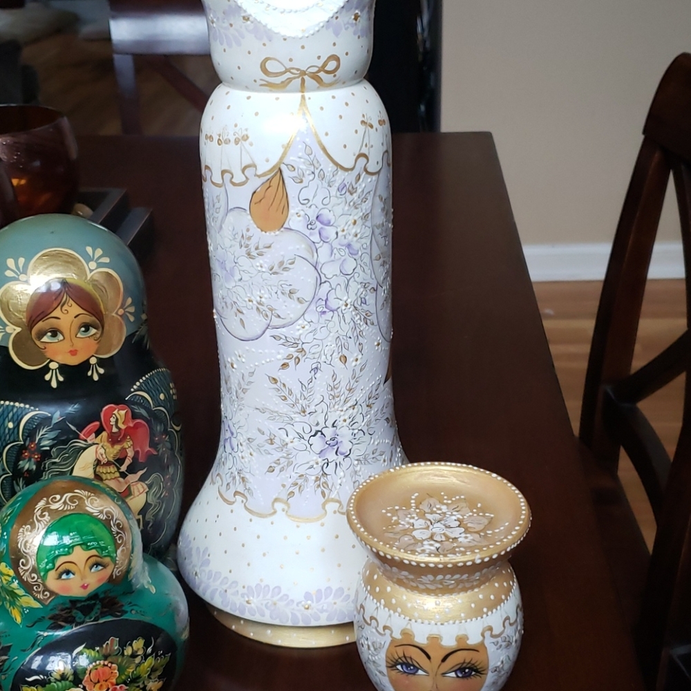 Unique Russian Stacking Doll - Picture 3 of 6